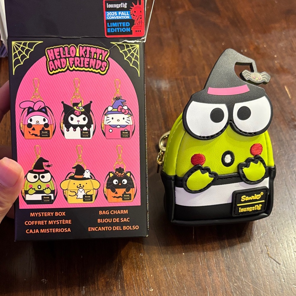 Sanrio Loungefly Keroppi Bag Charm